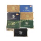 7 New Zealand Coin Proof Sets