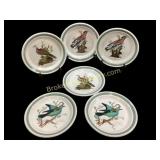 Six Portmeirion Plates