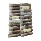 Group of Lincoln Wheat Cent Rolls