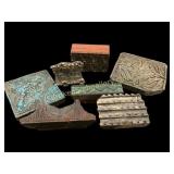 Antique Wooden Printing Blocks