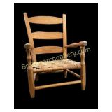 Handmade Childs Wagon Seat Chair