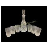 Waterford Crystal Decanter, Tumblers