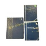 3 Vintage Whitman Coin Albums