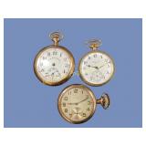 Three Vintage Pocket Watches