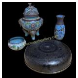 4 Cloisonne Articles