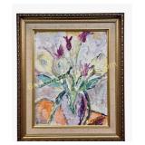 Still Life w/ Lilies and Tulips, Bennette A. Rowan