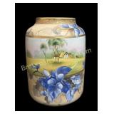 Nippon Hand Painted Porcelain Vase