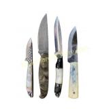 Custom Handmade Fixed Blade Knives with Sheaths
