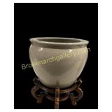 Asian Garden Fish Bowl Planter