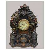 Antique Fuller & Kroeber Iron Front Clock