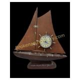 Vintage United Sailboat Clock