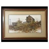 Weathered Farmhouse and Barn, Borys Buzkij