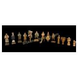 Group Carved and Painted Figures