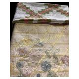 Two Vintage Handmade Quilts