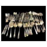 Large Assortment of Silver Plate Flatware