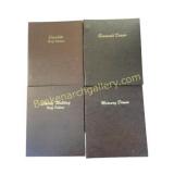 4 Vintage Coin Albums