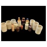 English stoneware Bottles, Jars