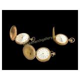 Three Vintage Pocket Watches