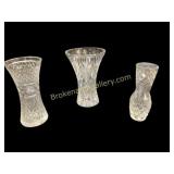 Crystal Table Vases