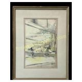 Coastal View From a Window, Bertram Goodman