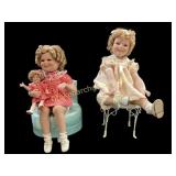 Two Shirley Temple Collector Series Dolls