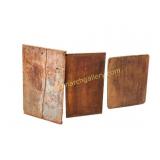 3 Assorted Antique/Vintage Work boards