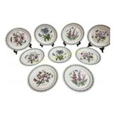9 Portmeirion Botanic Garden Plates