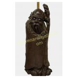 Large Chinese Carved Figural Lamp