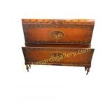 Neoclassical Style Hand-Painted Bed Frame