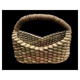 Folk Art Bottle Cap Basket