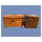 Two Antique Tea Caddies