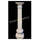 Neoclassical Marble Column Pedestal