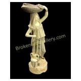 Bisque Porcelain Figure of Woman