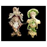 Two Decorative Porcelain Busts