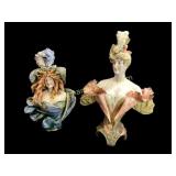 Two Porcelain Figural Busts