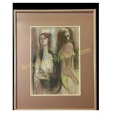 Mid Century Portrait of Two Women