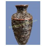Carved Asian Vase