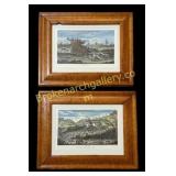 Two Fox Hunt Engravings after James Seymour