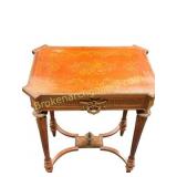 Antique French Marquetry Inlaid Vanity Work Table