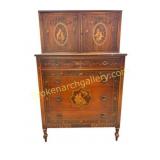 Johnson Furniture Co. Painted Chiffonier Chest