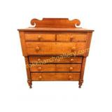 Tiger Maple Empire Chest