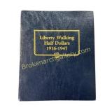 1916ï¿½1947 Walking Liberty Half Dollar Coin Album