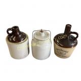 Three Stoneware Jugs