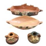 Roseville Pottery Collection with Floral Motif