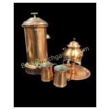 Grouping of Copper Table Articles