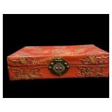 Asian Lacquered Lock Box