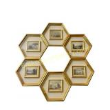 6 Vintage Framed Miniatures