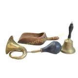 Vintage Brass and Wood Items