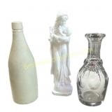 Decorative Ceramic and Glass Trio