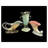 Three Pieces  Hull Art Pottery